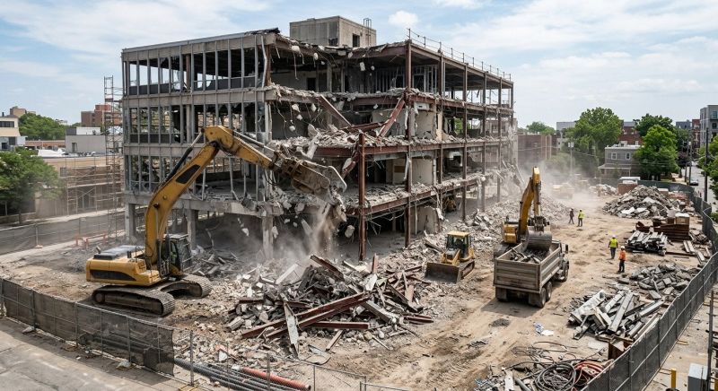 Commercial Building Demolition in Bergen County, NJ