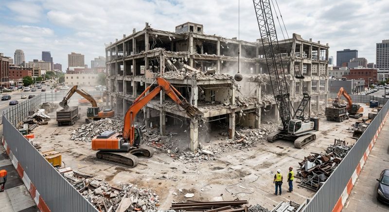Commercial Property Demolition in Bergen County, NJ