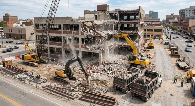 Commercial Site Demolition in Sacramento, CA
