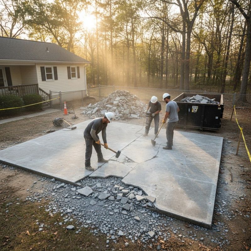 Concrete Patio Demolition in Sacramento, CA