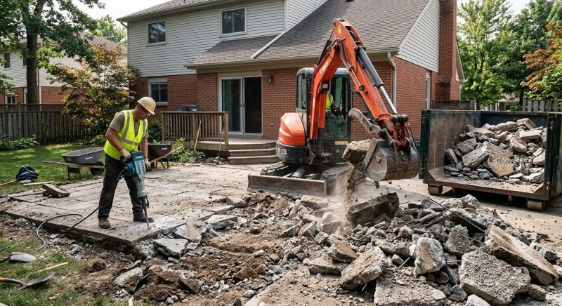 Concrete Patio Demolition in Sacramento, CA