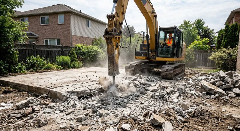 Concrete Patio Demolition in Sacramento, CA