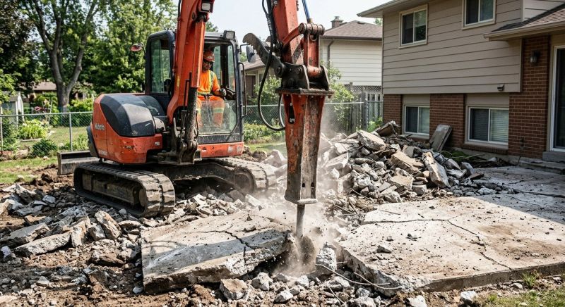 Concrete Patio Demolition in Sacramento, CA