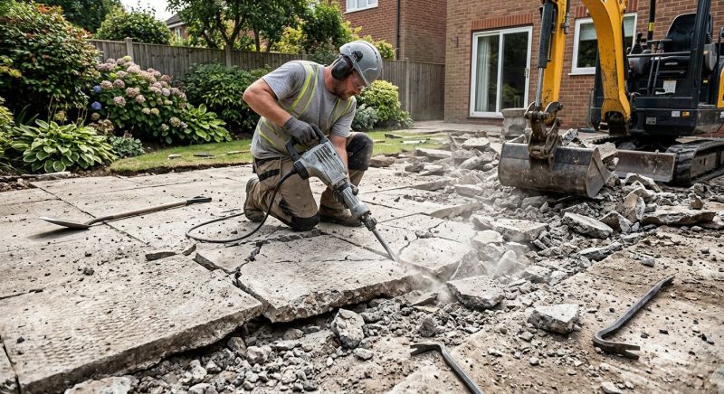 Concrete Patio Demolition in Sacramento, CA
