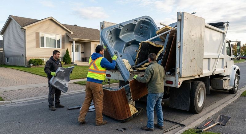 Hot Tub Disposal in Roseville, CA