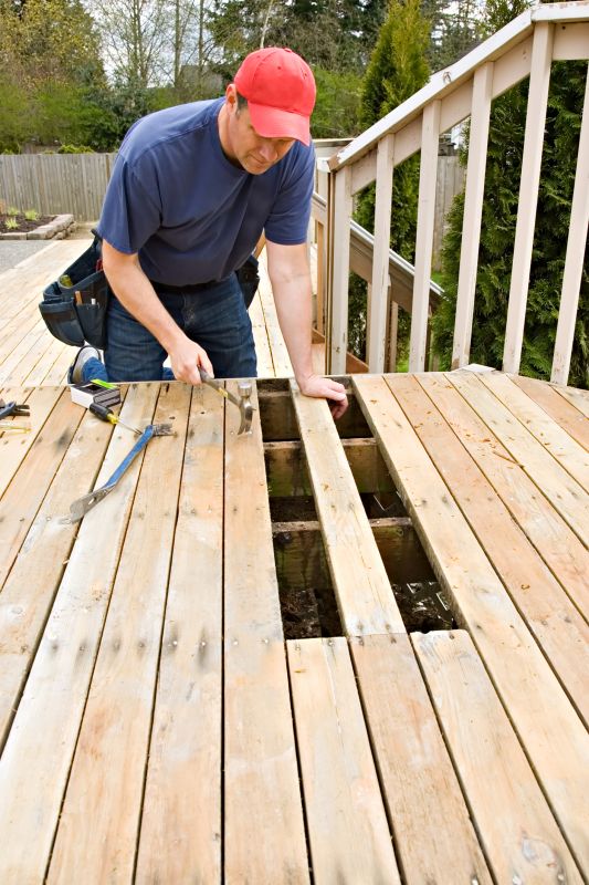 Removing Wooden Deck